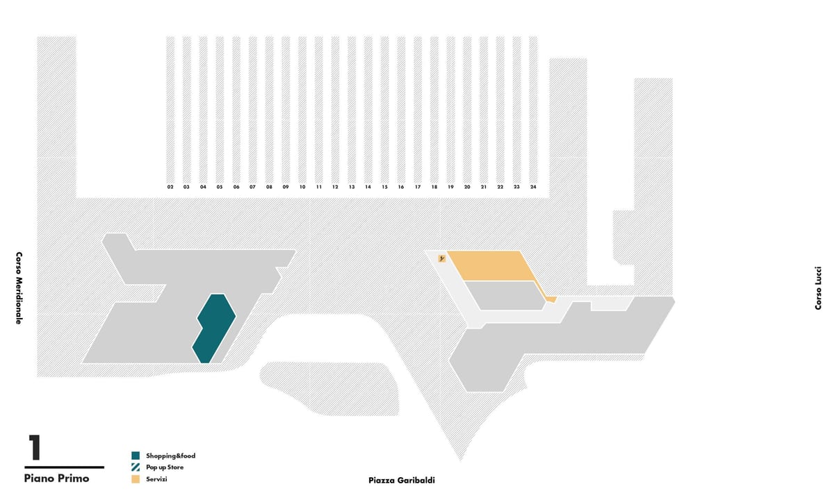 napoli centrale nádraží mapě
