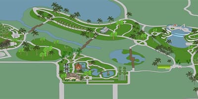 Mapa naples botanical garden