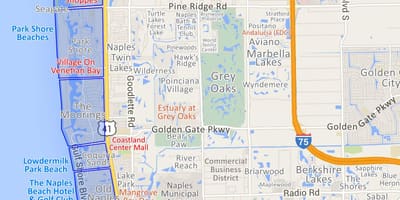 Mapa naples park